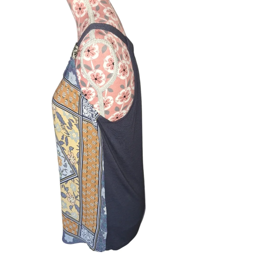 🩵 Maurices Mixed Media Tunic EUC Size S - Picture 2 of 3